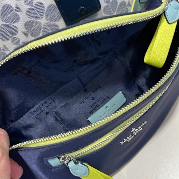 Kate Spade Chelsea Colorblock Belt Waist Bag Fanny PackBlazer Blue MultiNWT